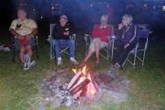 The nightly campfire