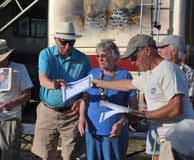 Steve Presents Award to Stan Shackell