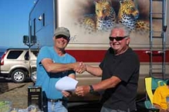 Steve presents Ken with Award