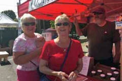 Helen and Sue at Farmers Market